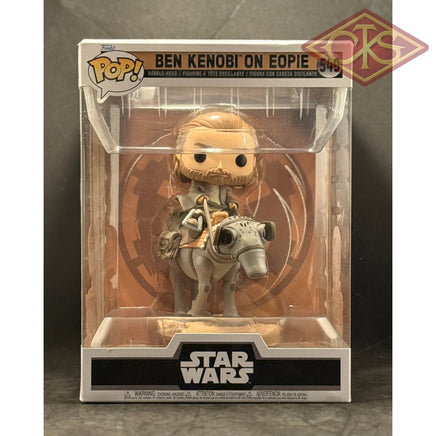 Funko POP! Star Wars - Ben Kenobi on Eopie (549) "Box Damage"