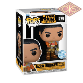 Funko POP! Star Wars - Rebels - Ezra Bridger w/ Sith Holocron (779) Exclusive