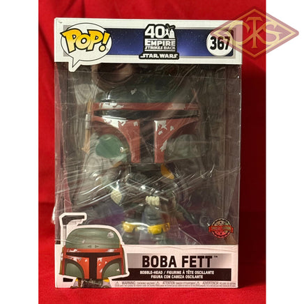 Funko POP! Star Wars - Star Wars, The Empire Strakes Back - Boba Fett 10" (367) Exclusive "Small Box Damage"