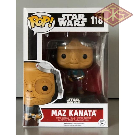 Funko Pop! Star Wars - The Force Awakens Maz Kanata (Goggles Up) (118) Damaged Packaging Figurines