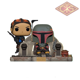 Funko Pop! Star Wars - The Mandalorian Boba Fett & Fennec On Throne (486) Pop