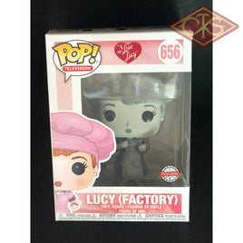 Funko Pop! Television - I Love Lucy (B/W) (Factory) (656) Exclusive Small Damage Box Pop