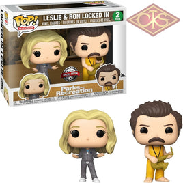 Funko POP! Television - Parks & Recreation - Leslie & Ron Locked In (2Pack) Exclusive