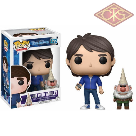 Funko Pop! Television - Trollhunters Jim With Amulet & Gnome (Exclusive) (472) Figurines