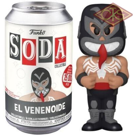 Funko SODA - Marvel, Lucha Libre - El Venenoide (Venom)