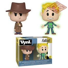 Funko Vynl - Fallout Mysterious Stranger & Adamantium Skeleton (Gitd) Figurines