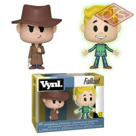Funko Vynl - Fallout Mysterious Stranger & Adamantium Skeleton (Gitd) Figurines