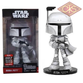 Funko Wacky Wobbler Bobble-Head - Star Wars Boba Fett (Galactic Convention 2017) Exclusive Figurines