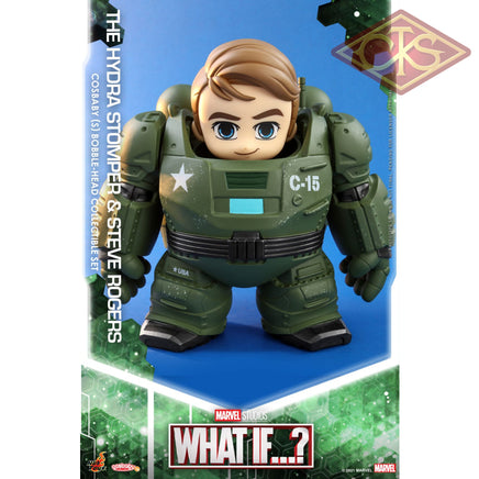 HOT TOYS - Marvel, What If...? (Cosbaby Serie) - Hydra Stomper & Steve Rogers (10cm)