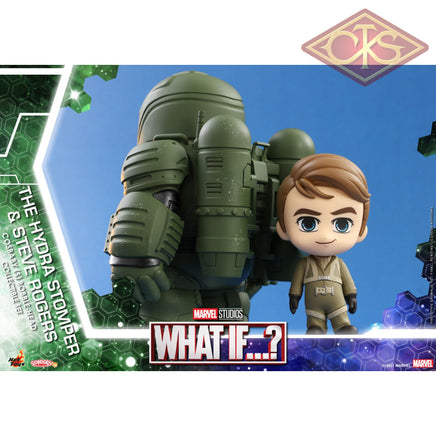 HOT TOYS - Marvel, What If...? (Cosbaby Serie) - Hydra Stomper & Steve Rogers (10cm)