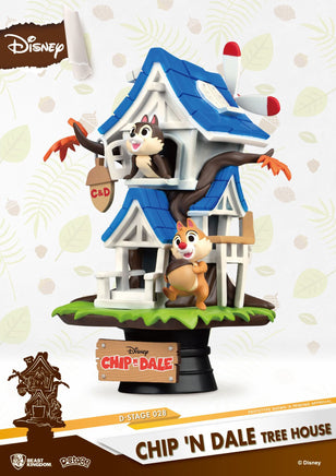 BEAST KINGDOM - Disney, Chip & Dale - Diorama Tree House (DS-028) (15cm)