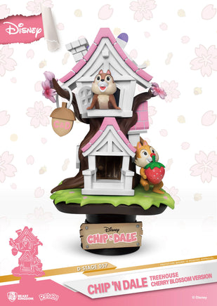 Disney - Chip & Dale Diorama Cherry Treehouse Blossom Version (Ds-057) (15 Cm) Figurines
