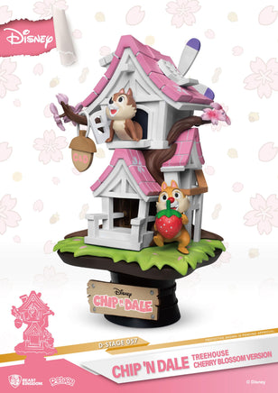 Disney - Chip & Dale Diorama Cherry Treehouse Blossom Version (Ds-057) (15 Cm) Figurines