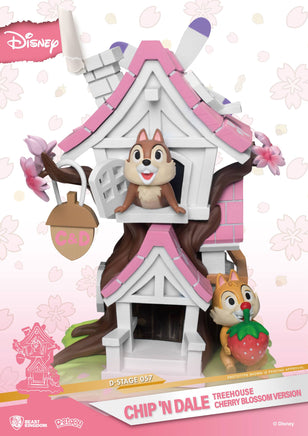 Disney - Chip & Dale Diorama Cherry Treehouse Blossom Version (Ds-057) (15 Cm) Figurines