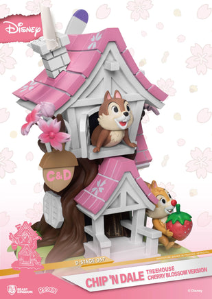 Disney - Chip & Dale Diorama Cherry Treehouse Blossom Version (Ds-057) (15 Cm) Figurines