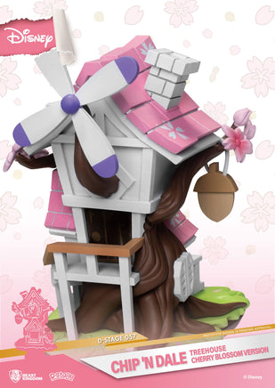 Disney - Chip & Dale Diorama Cherry Treehouse Blossom Version (Ds-057) (15 Cm) Figurines