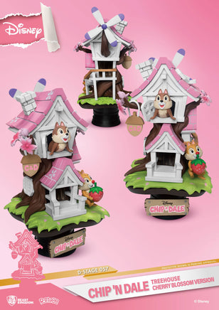 Disney - Chip & Dale Diorama Cherry Treehouse Blossom Version (Ds-057) (15 Cm) Figurines