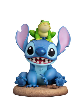 BEAST KINGDOM Statue - Disney, Lilo & Stitch - Stitch w/  Frog (Limited & Numbered) (34 cm)
