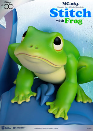 BEAST KINGDOM Statue - Disney, Lilo & Stitch - Stitch w/  Frog (Limited & Numbered) (34 cm)
