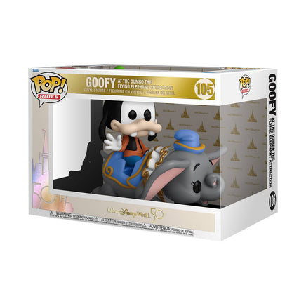Funko POP! Rides - Disney - Goofy (Disney 50th) - At The Dumbo The Flying Elephant Attraction (105)