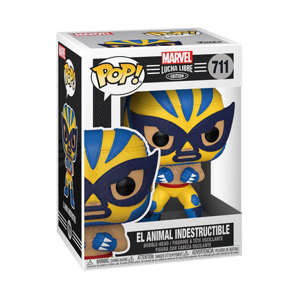 Funko POP! Marvel - Lucha Libre - El Animal Indestructible (Wolverine) (711)