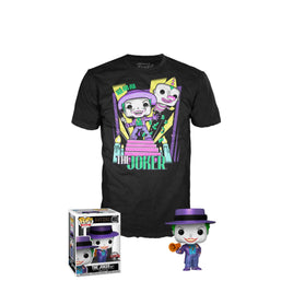 Funko POP! Tees - Batman - The Joker (Metallic) + T-shirt (403) Exclusive