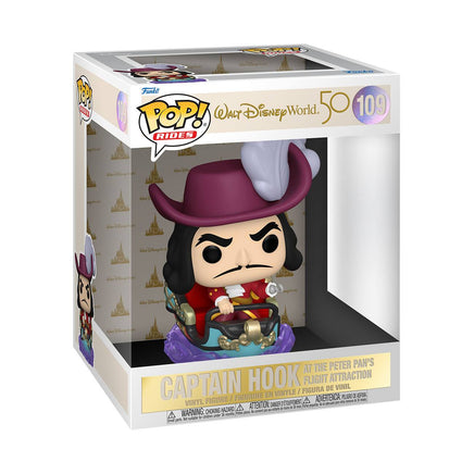Funko POP! Rides - Walt Disney World (50th), Peter Pan - Captain Hook at The Peter Pan's Flight Attraction (109)