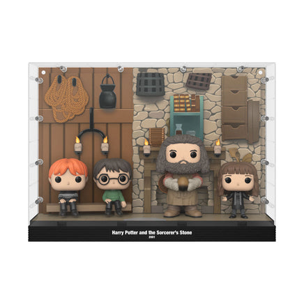 Funko POP! Movies - Harry Potter - Hagrid's Hut (Deluxe) (Ron / Harry / Hagrid / Hermione) (04)