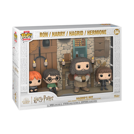 Funko POP! Movies - Harry Potter - Hagrid's Hut (Deluxe) (Ron / Harry / Hagrid / Hermione) (04)