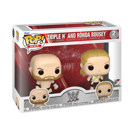 Funko POP! Sports - WWE Wrestling - Triple H & Ronda Rousey (2Pack)