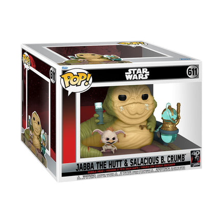 Funko POP! Star Wars - 40th Return of the Jedi - Jabba the Hutt & Salacious B. Crumb (611)