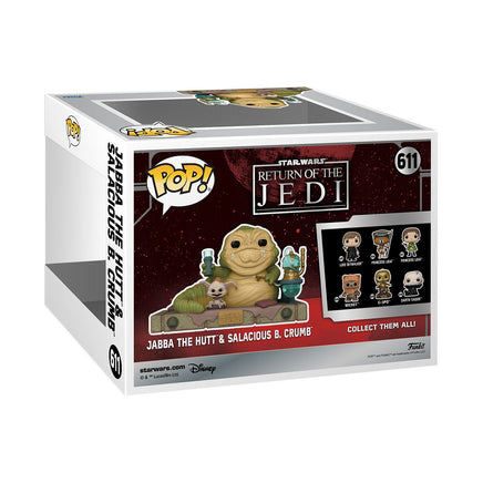 Funko POP! Star Wars - 40th Return of the Jedi - Jabba the Hutt & Salacious B. Crumb (611)