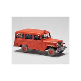 Tintin / Kuifje - Tintin's Cars 1/43 - The Firemen's Jeep (Willys-Overland Jeep °1950) (15cm)