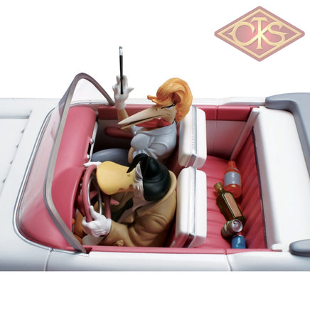 Michel Aroutcheff - Canardo (Benoît Sokal) & Clara Cadillac Eldorado Figurines