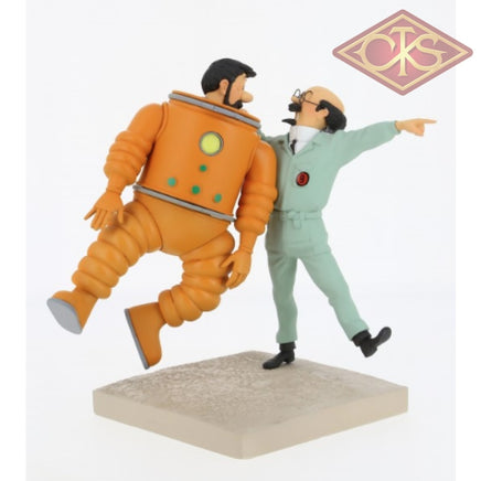 Moulinsart - Tintin / Kuifje Haddock & Tournesol Zonnebloem Calculus (°2019) Figurines