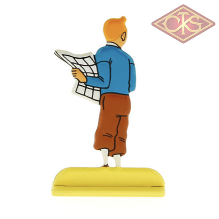 Moulinsart - Tintin / Kuifje - Tintin Holding a Newspaper (6cm)