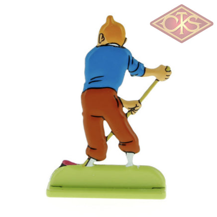 Moulinsart - Tintin / Kuifje - Tintin Sweeping Up (6cm)