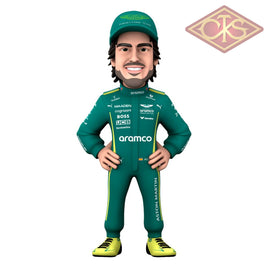 Preorder : MINIX Mini-Figure Formula 1 - Aston Martin - Fernando Alonso (12cm)