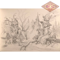 Sketchbook - Magnin Florence "Contes aux quatre vents" (°2009) (Numbered + Signed)