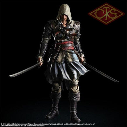 Play Arts Kai - Assassins Creed Iv Black Flag Action Figure Edward Kenway (28 Cm) Figurines