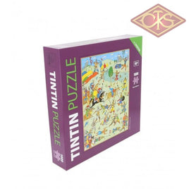 Tintin / Kuifje - Puzzle Puzzel La Bataille De Zileheraum (King Ottokars Sceptre) (1000 Pieces)