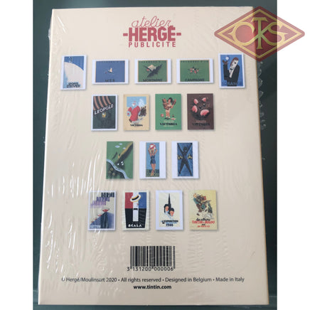 Tintin - Post Cards - Atelier Hergé / Publicité (set of 16 cards)