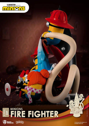 Disney - Minions - Diorama Minions Fire Fighter (15 cm)
