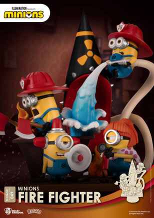 Disney - Minions - Diorama Minions Fire Fighter (15 cm)