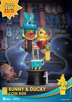 Disney - Toy Story - Diorama 'Bunny & Ducky Coin Ride' (13 cm)