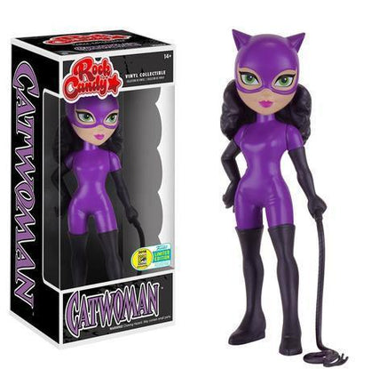 Funko Rock Candy - Dc Comics Catwoman (Purple Suit) Sdcc 2016 (Exclusive) Figurines