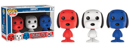 Funko Pop! Minis - Peanuts Snoopy (Rock The Vote 3Pack) Figurines