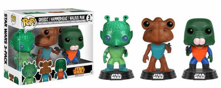 Funko Pop! Star Wars - Greedo / Hammerhead Walrus Man (3 Pack) Exclusive Figurines