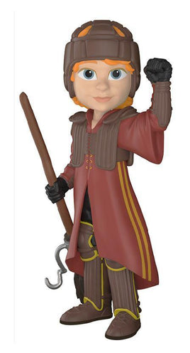 Funko Rock Candy - Harry Potter Ron Weasley In Quidditch Uniform Figurines