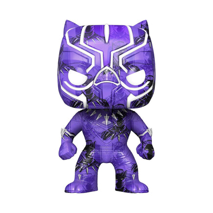 Funko POP! Art Series - Marvel, Black Panther - Black Panther (incl. Hard Protector) (72) Exclusive